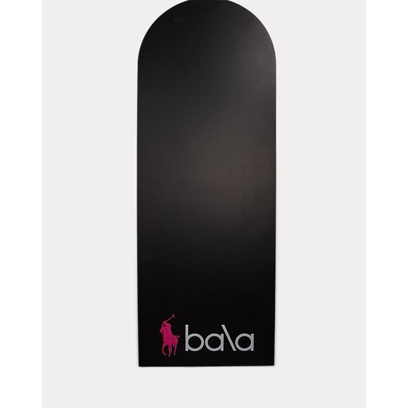 Bala Play Mat 5mm Pink Pony x Bala May Ralph Lauren Black Yoga Mat - Picture 4 of 8